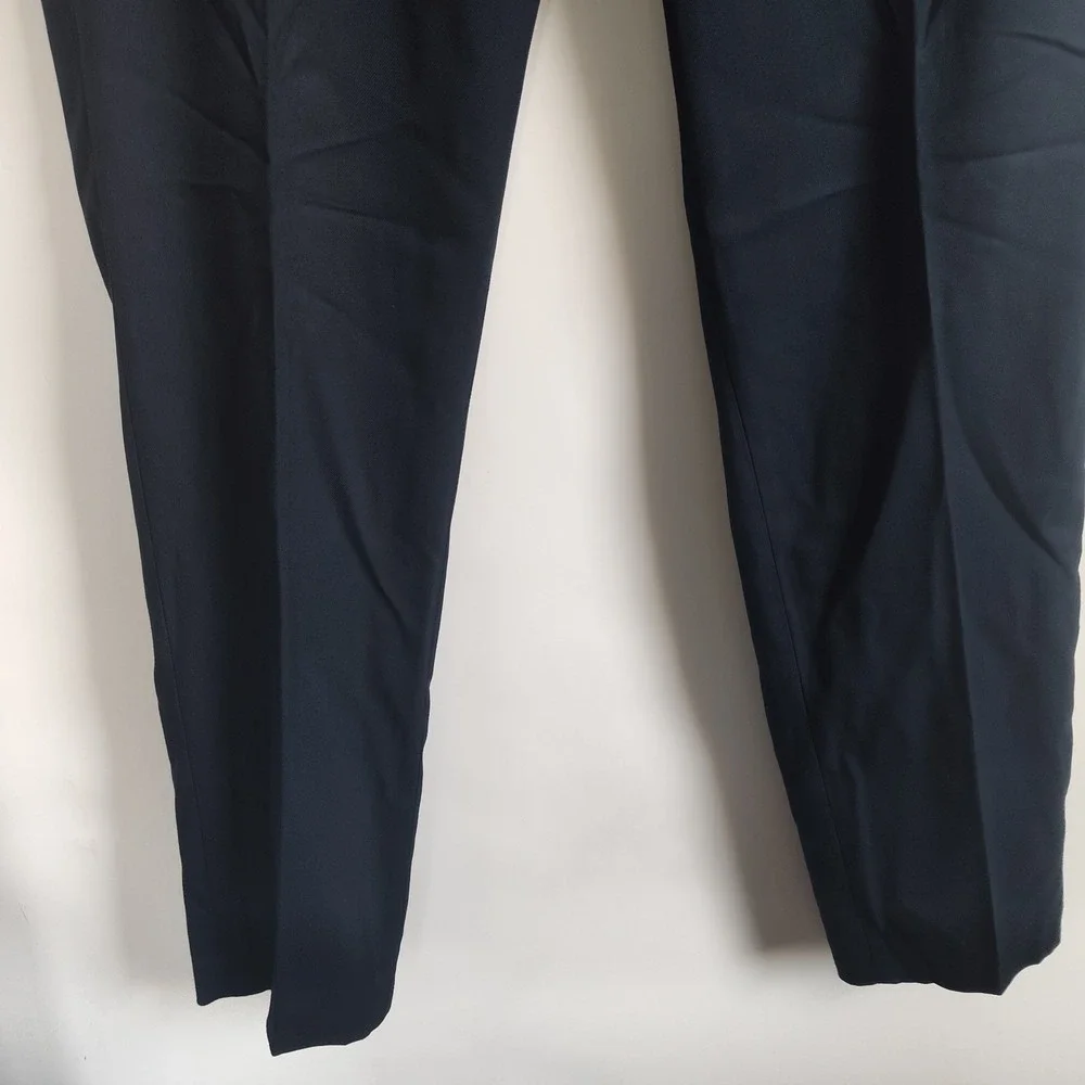New Mens Banana Republic‎ Pants Size 33 Navy Trousers Drawstring Waist Black